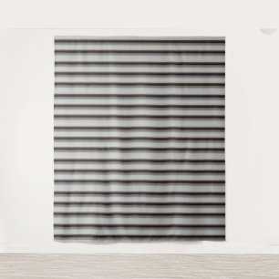 Cute vintage grey blue stripes tapestry