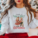 Cute Vintage Have a Holly Jolly Christmas Sweatshirt<br><div class="desc">Cute Vintage Have a Holly Jolly Christmas sweatshirt</div>