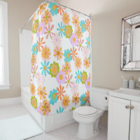 Cute Vintage Hippie Flower Pattern