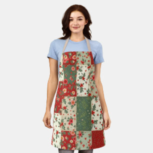 Cute Vintage Inspired Christmas Quilt Pattern  Apron