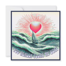 Cute vintage jeu romantique Valentines carte
