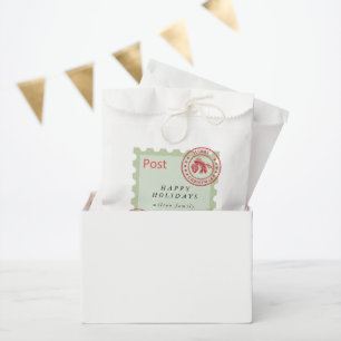 Cute Vintage Mail Monogram Favour Bag