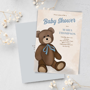 Cute Vintage Nursery Custom Baby Shower Invitation