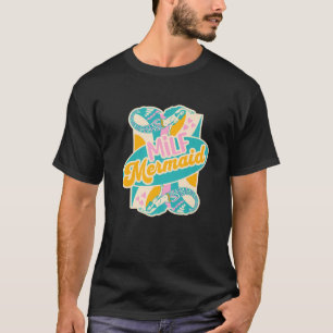 Cute Vintage Ocean Siren Swimming Premium T-Shirt