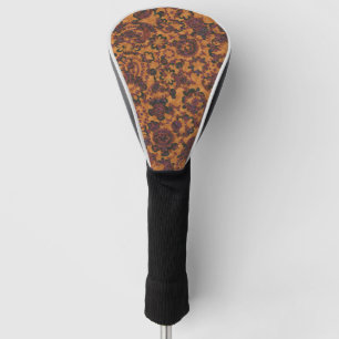 Cute vintage paisley seamless patterns design golf head cover