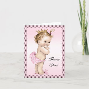 Cute Vintage Princess Thank You
