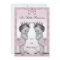 Cute Vintage Princess Twins Baby Shower