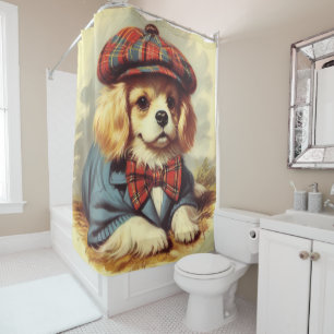 Cute Vintage Puppy Painting