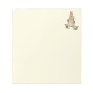 CUTE VINTAGE RABBIT ,  BUNNY  VANILLA NOTEPAD