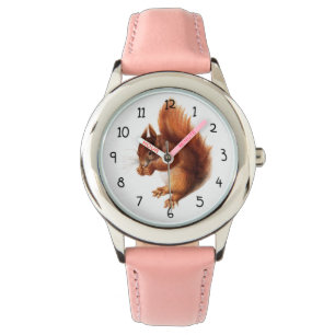 Cute Vintage Red Squirrel Watch