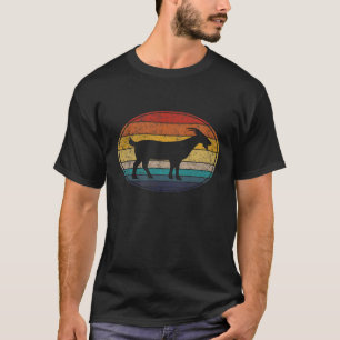 Cute Vintage Retro Love Sunset Goat Yoga T-Shirt
