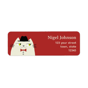Cute Vintage Return Address Label