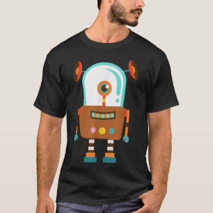 Cute Vintage Robot  & Gift  Unique Retro Robot Art T-Shirt