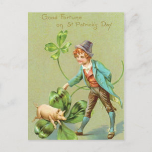 Cute vintage Saint Patrick's Day postcard
