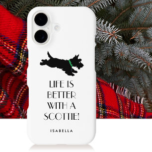 Cute Vintage Scottie Dog Personalized Text