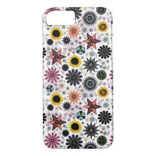 Cute vintage seamless flowers pattern Case-Mate iPhone case