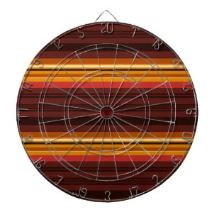 Cute vintage stripes dartboard