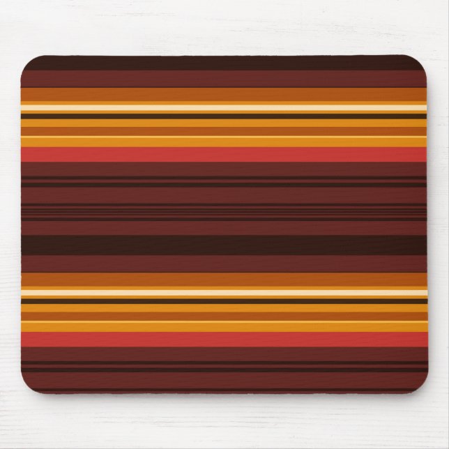 Cute vintage stripes mouse pad (Front)