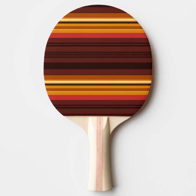 Cute vintage stripes ping pong paddle (Front)