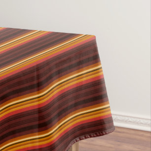 Cute vintage stripes tablecloth