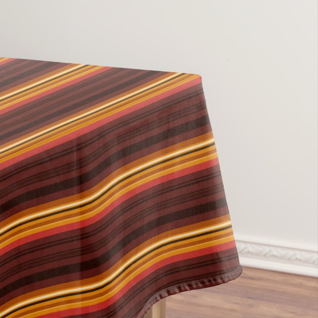 Cute vintage stripes tablecloth (In Situ)