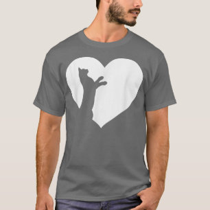 Cute vintage Who Loves Cats Black cat Funny White  T-Shirt