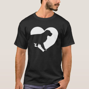 Cute Vintage Who Loves Dogs Black Dog Funny White T-Shirt