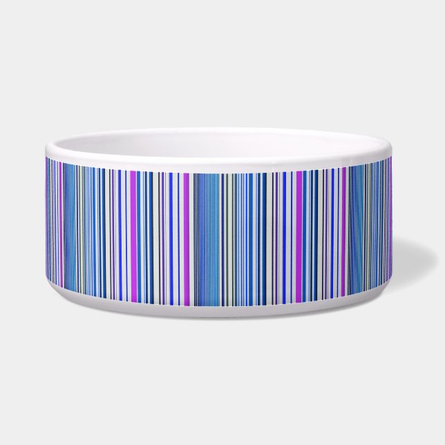 Cute violet blue stripes (Front)