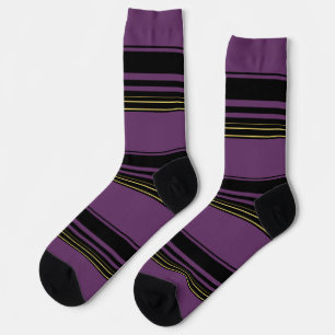 Cute violet stripes socks