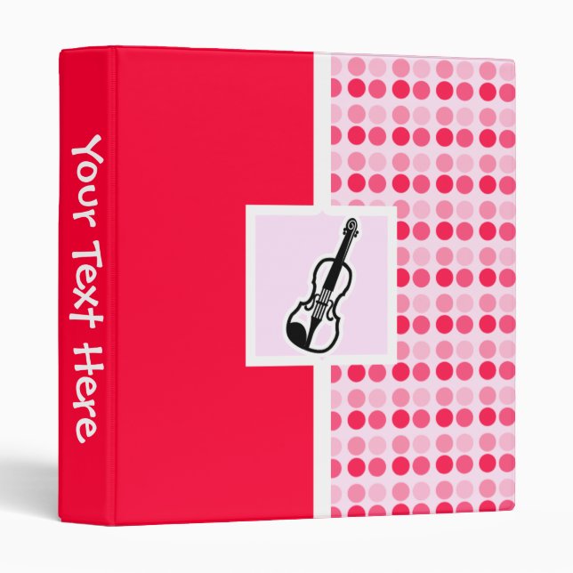 Cute Violin Binder (Front/Spine)