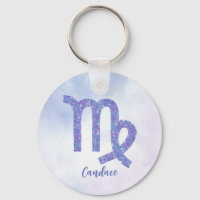 Cute Virgo Astrology Sign Personalized Purple