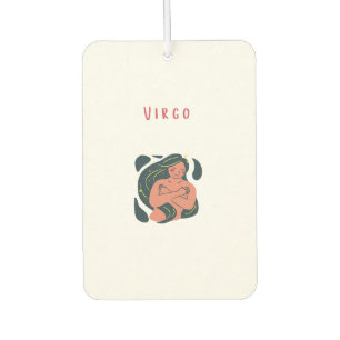 Cute Virgo, zodiac, star sign print Air Freshener