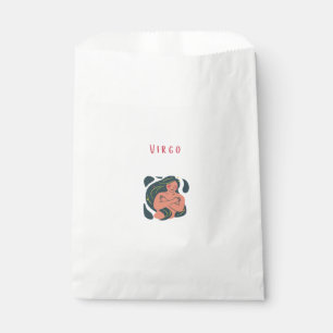 Cute Virgo, zodiac, star sign print Favour Bag