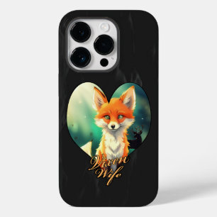 Cute Vixen with tiny stag heart for the vixen wife Case-Mate iPhone 14 Pro Case