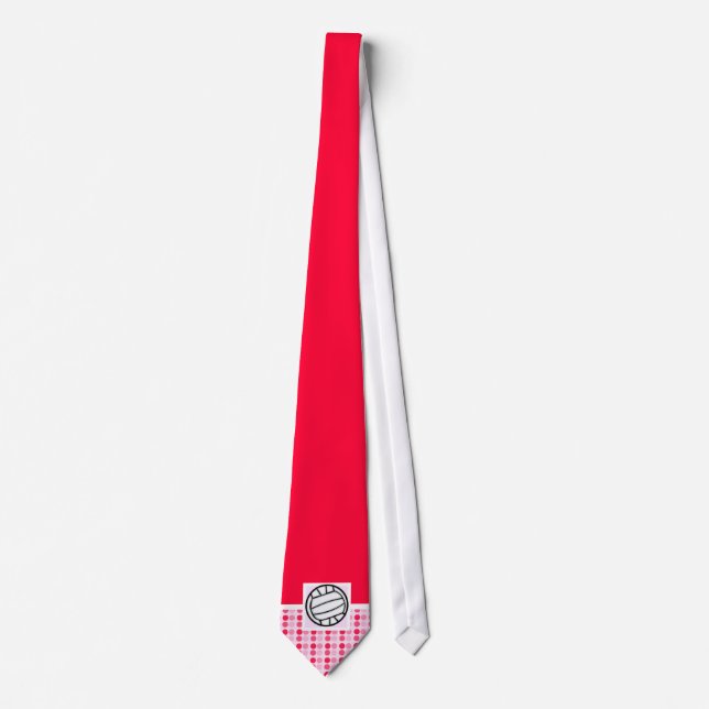 Cute Volleyball Tie (Front)