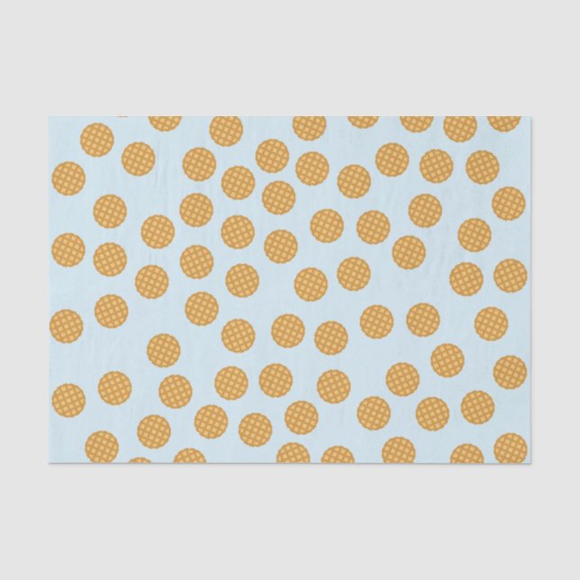 Cute Waffles Tissue Paper (Front)