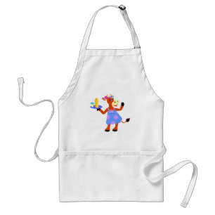 Cute Waitress Cow Standard Apron