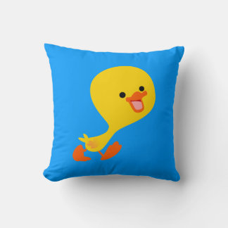 Cute Walking Cartoon Duckling Pillow