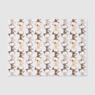 Cute Walking Hounds Tissue Paper