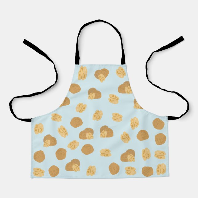Cute Walnuts Nut Pattern Apron (Front)