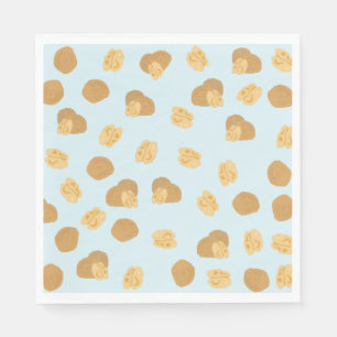 Cute Walnuts Nut Pattern Napkin
