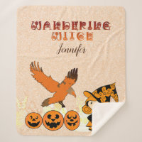 Cute Wandering Little Witch Jack Cobweb Typography