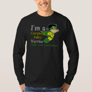 Cute Warrior Cp Hero Cerebral Palsy Awareness T-Shirt
