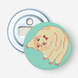 Cute Water Bear Tardigrade Anime Bottle Opener