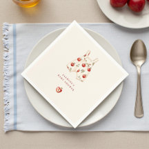 cute Watercolor Apple Romper Baby Shower