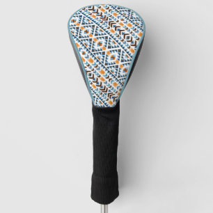 Cute watercolor aztec pattern golf head cover