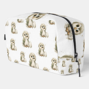 Cute Watercolor Baby Animals with Alphabet Letters Dopp Kit