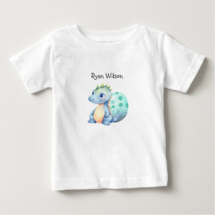 Cute Watercolor Baby Dinosaur T-Shirt