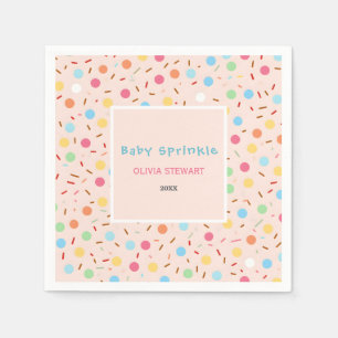 Cute Watercolor Baby Sprinkle Napkin