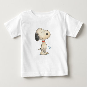 Cute Watercolor Beagle Dog Illustration Baby T-Shirt
